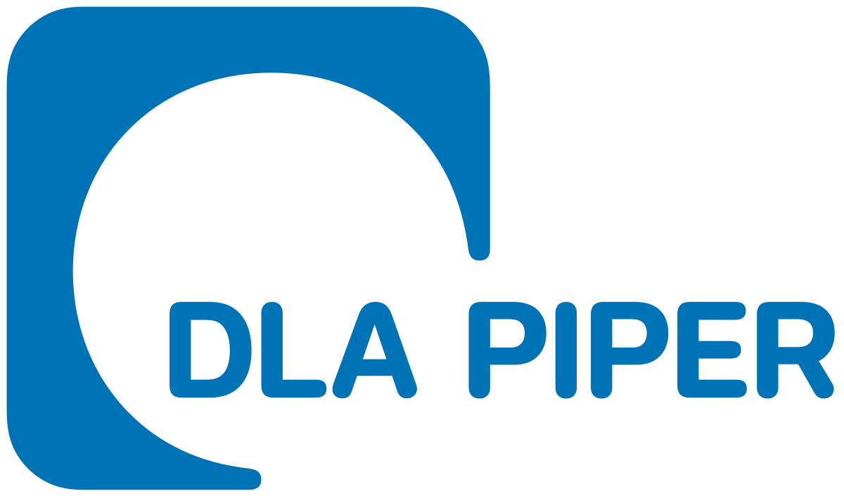 The logo of gla piper in blue with transarent background